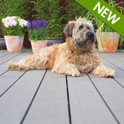 kit terrasses bois composite - carre - 5 x 5 m